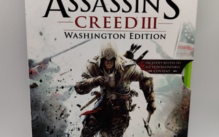 Assassins creed 3 Washington edition - Xbox 360 peli