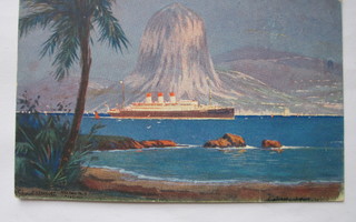 VANHA Postikortti Laiva Cap Polonio Dahlberg Oy 1920-luku