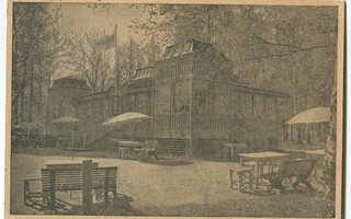 Pori Kirjurinluodon ravintola, 1940-luvun postikortti