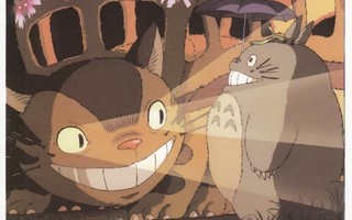Totoro, kissabussin valosilmät