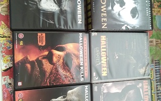 Halloween dvd elokuvat kaikki x 13 eri elokuvaa 1978-2022