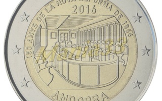 2€ Juhlaraha Andorra 2016 150 years of the New Reform Act 