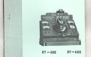 Sun DT 400-500, ohjekirja 1965 ja  Unimail,ihmeluettelo 1969