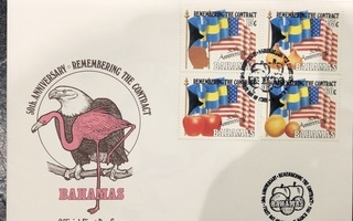 Bahamasaarten postimerkkejä FDC