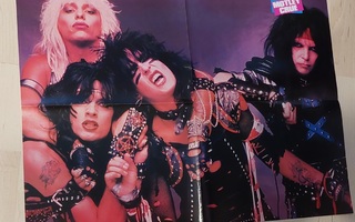 Mötley Crue : Rock Poster 1984 juliste + kortti