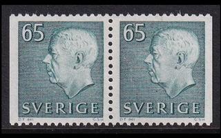 Ruotsi 715DD ** Gustaf VI 65 öre (1971)