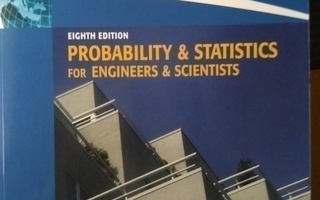 Probability & Statistics for engineers & scientists kirja