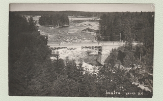 Postikortti Imatrankoskesta 1920-luvulta