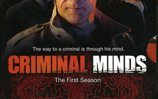 CRIMINAL MINDS - 1. kausi  - (6 Disc) DVD Boxi   [HYVÄ]