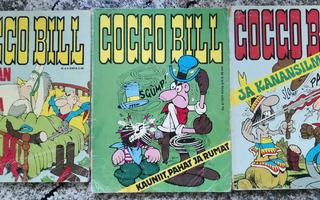 Cocco Bill sarjakuvia 3 kpl