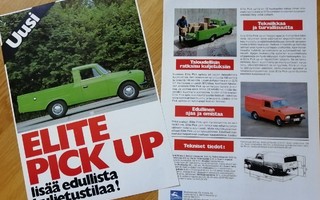 1980 Moskvitsh Elite Pickup esite - KUIN UUSI - IZH