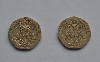 Iso-Britannia- 20 pence 1995, 2005