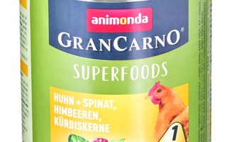 ANIMONDA GranCarno Superfoods maku: kanapinaatti
