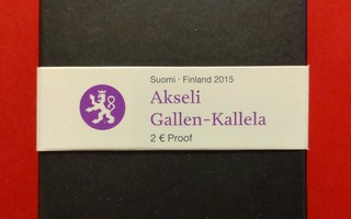 Suomi, 2 Euro 2015 Akseli Gallen-Kallela PROOF.