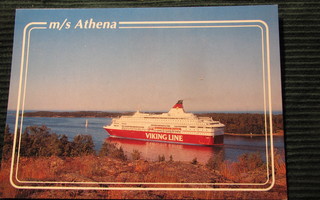 Viking Line. m/s Athena. Laivapostikortti