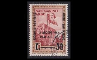 San Marino 256 o Postimerkkinäyttely (1942)