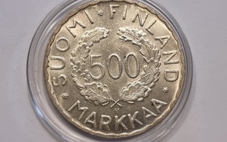 500 Markkaa 1952 ylimääräinen risu