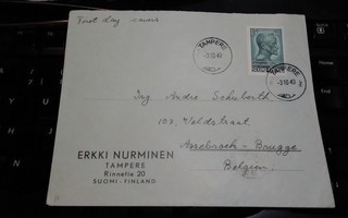 Tampere kaunis firmakuori Belgiaan Gebhard 1949 ALE!