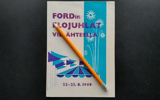 Ford:in Elojuhla Villähteellä 1959 esite / ohjelmalehti