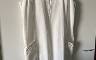 NANSO luonnonvalkoinen  mekko, pellava-viskoosikangas, k 44