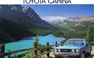 Toyota Carina -esite, 1977