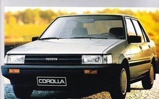 Toyota Corolla -esite, 1985