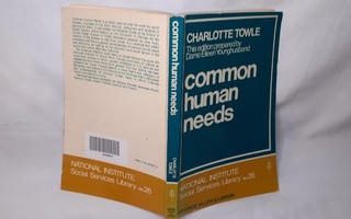 Charlotte Towle Common Human Needs kirja