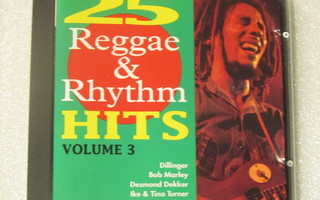 Various • 25 Reggae & Rhythm Hits Volume 3 CD