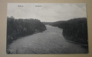 Oulujoki, Muhos, Pyhäkoski, vanha mv pk, p. 1913