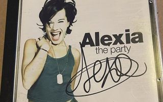 Alexia - The Parcy cd-kansi nimikirjoituksella