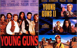 Young Guns 1 +2, Eztevez, Sheen, Sutherland, Palance, Coburn