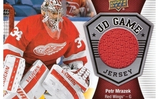 PETR MRAZEK Red Wings 16-17 Up.Deck Jersey #GJ-PM