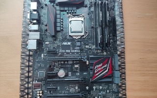 Asus Z170 Pro emo, Intel i7 6700k prossu, 16Gb DDR4 paketti