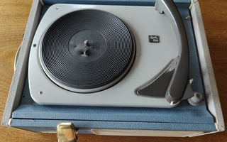 Vintage Asa Radio -matkalevysoitin, 50-60-luku