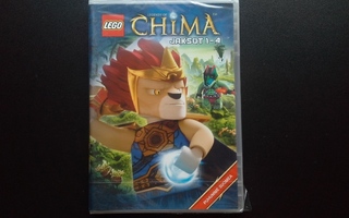DVD: LEGO Legends of CHIMA. Jaksot 1-4 (2013) UUSI