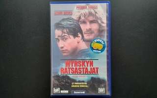 VHS: Myrskyn Ratsastajat (Patrick Swayze, Keanu Reeves 1991)