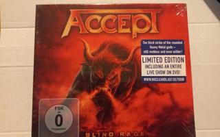 ACCEPT: BLIND RAGE Limited edition UUSI