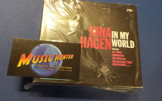 NINA HAGEN - IN MY WORLD UUSI 3CD BOKSI