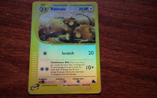 Raticate 89 /144 HOLO, Skyridge 2003, common, ARVOKAS SARJA