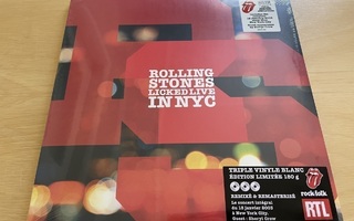 Rolling Stones - Licked Live in NYC (UUSI & AVAAMATON 3xLP)