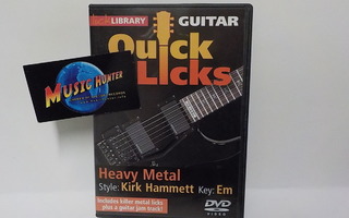 QUICK LICKS HEAVY METAL, STYLE: KIRK HAMMETT UUSI DVD