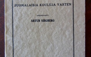 A. Siegberg: Lyhennetty Ruotsin kielioppi, nidottu