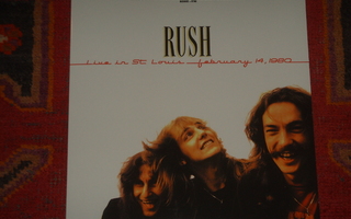 Rush 2LP Live In St. Louis February 14, 1980