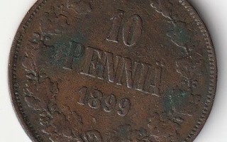 10 Penniä 1899