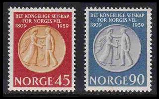Norja 434-5 ** Norjan hyvinvointi (1959)