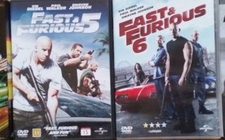 The Fast and the Furious Ultimate Collection+ 5-6 ja 7 -DVD