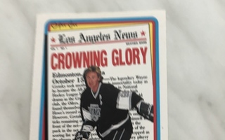 1990-91 O-pee-Chee Crowning Glory Wayne Gretzky #3