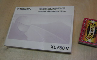 Käyttöohjekirja Honda XL650v