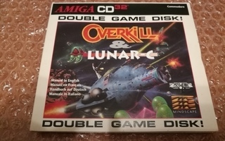 Commodore Amiga CD32 Overkill with Lunar (TESTATTU/TOIMII)