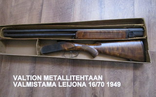VALTION METALLITEHTAAN VALMISTAMA LEIJONA KAL. 16/70 V.1949